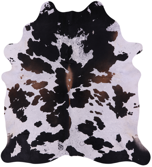 Tricolor Natural Cowhide Rug - XX-Large 8' 4