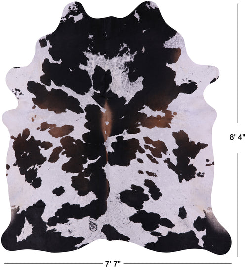 Tricolor Natural Cowhide Rug - XX-Large 8' 4