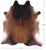 Tricolor Natural Cowhide Rug - XX-Large 8' 2"H x 7' 6"W