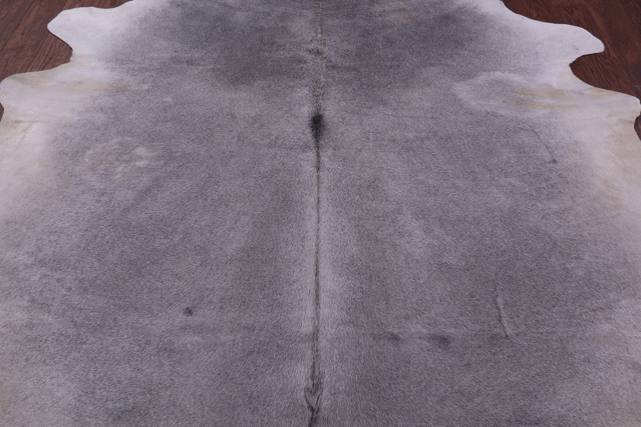 Grey Natural Cowhide Rug - XX-Large 8' 6"H x 7' 2"W