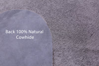 Thumbnail for Grey Natural Cowhide Rug - XX-Large 8' 6