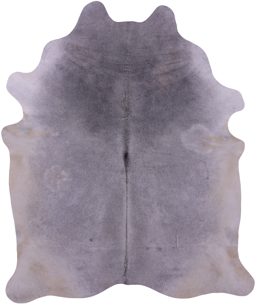 Grey Natural Cowhide Rug - XX-Large 8' 6"H x 7' 2"W