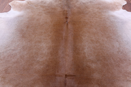 Brown & White Natural Cowhide Rug - XX-Large 8' 9