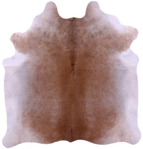 Brown & White Natural Cowhide Rug - XX-Large 8' 9