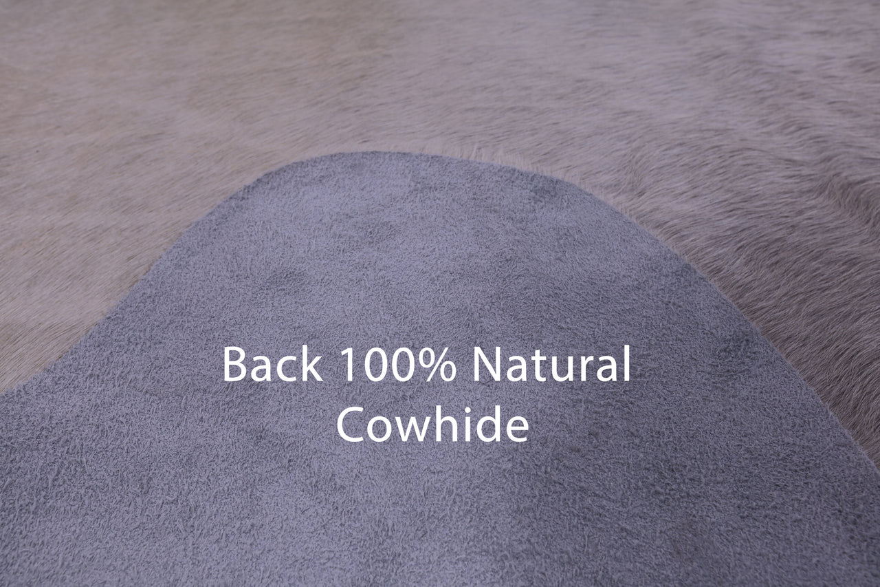 Champagne Natural Cowhide Rug - XX-Large 8' 5"H x 7' 2"W