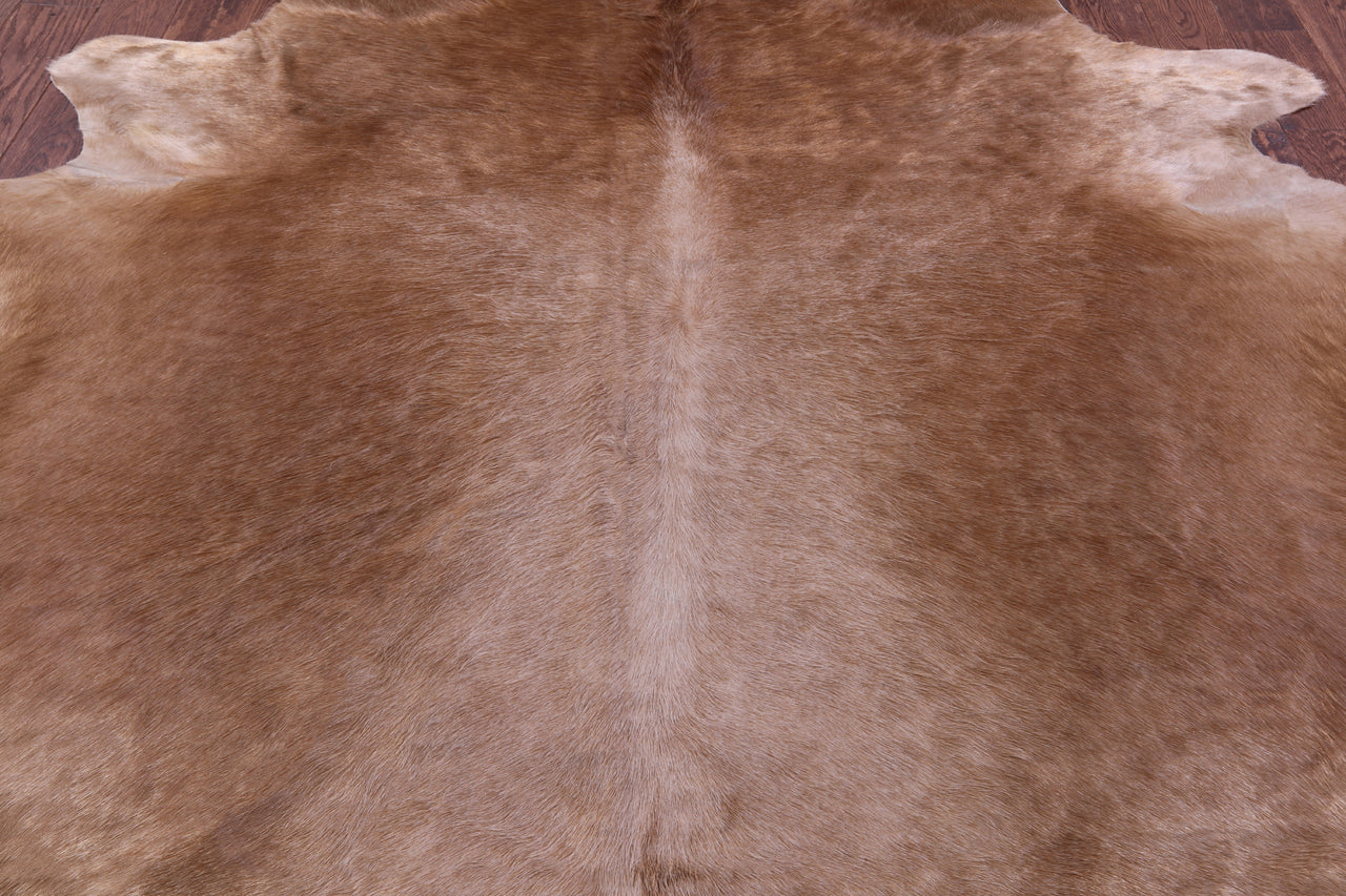 Light Brown Natural Cowhide Rug - XX-Large 8' 0"H x 7' 5"W