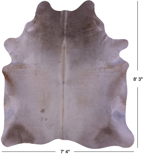 Champagne Natural Cowhide Rug - XX-Large 8' 3