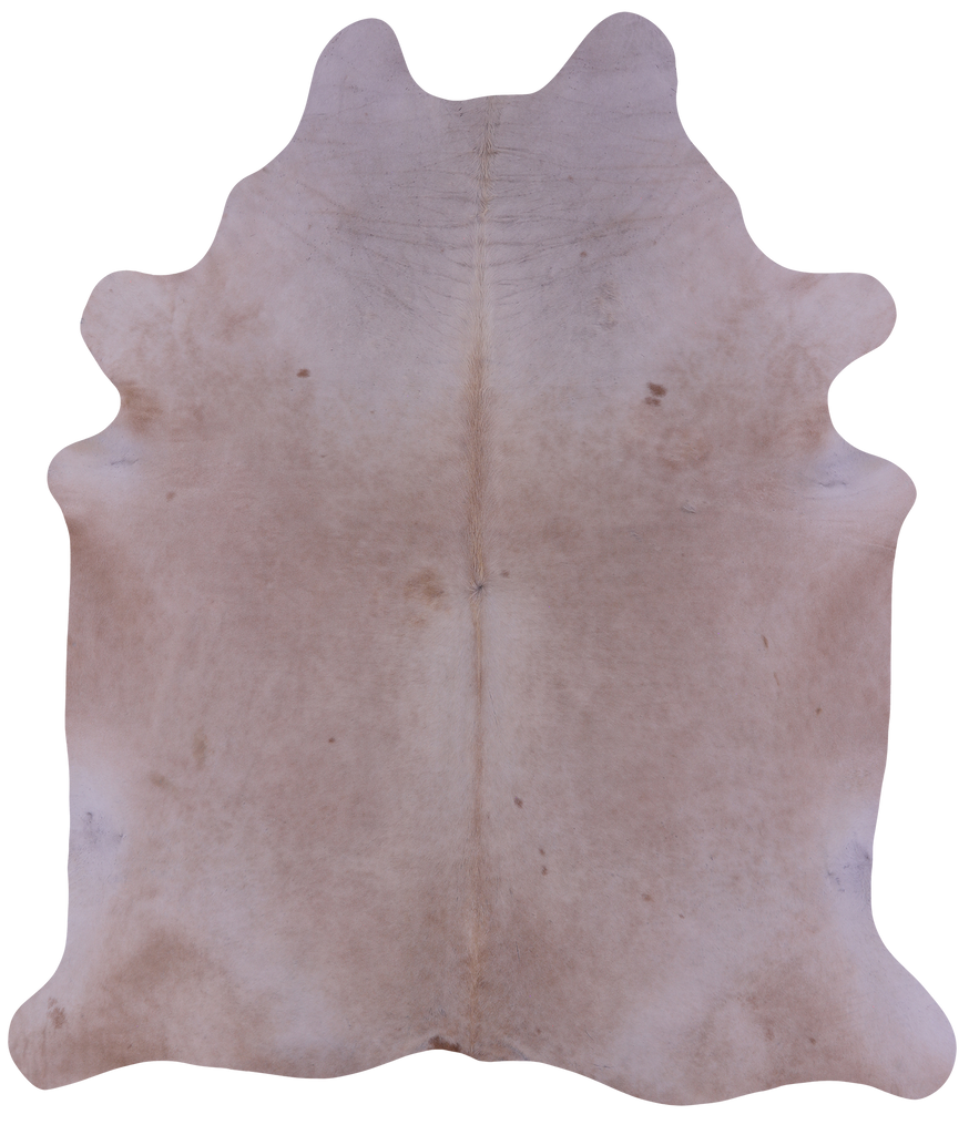 Beige Natural Cowhide Rug - XX-Large 8' 6"H x 7' 2"W