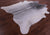 Grey & White Natural Cowhide Rug - XX-Large 8' 9"H x 7' 7"W