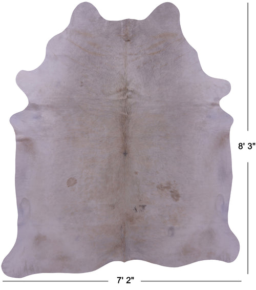 Champagne Natural Cowhide Rug - XX-Large 8' 3