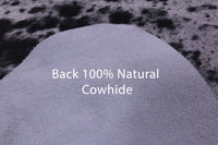 Thumbnail for Black Salt & Pepper Natural Cowhide Rug - XX-Large 8' 6