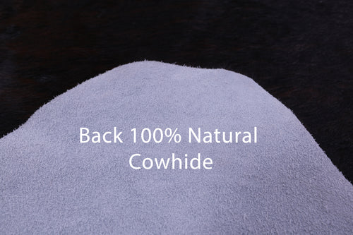 Dark Brindle Natural Cowhide Rug - XX-Large 8' 4