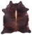 Dark Brindle Natural Cowhide Rug - XX-Large 8' 5"H x 7' 8"W