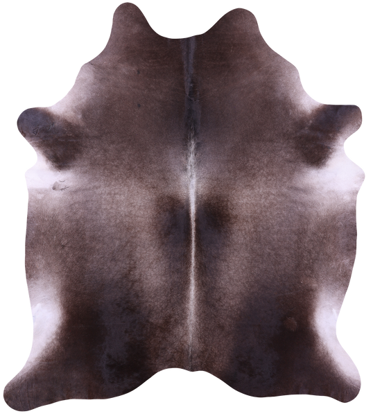 Dark Brown Natural Cowhide Rug - XX-Large 8' 4"H x 7' 2"W