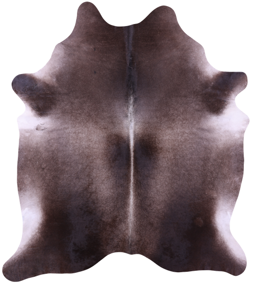 Dark Brown Natural Cowhide Rug - XX-Large 8' 4