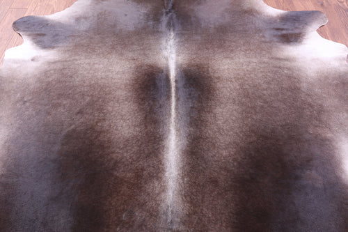 Dark Brown Natural Cowhide Rug - XX-Large 8' 4