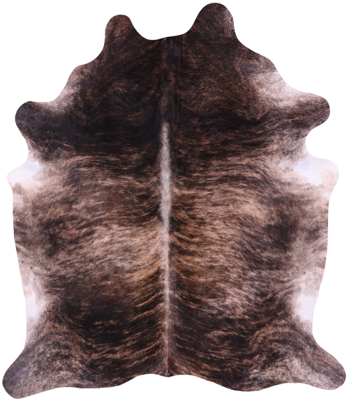 Light Brindle Natural Cowhide Rug - XX-Large 8' 8