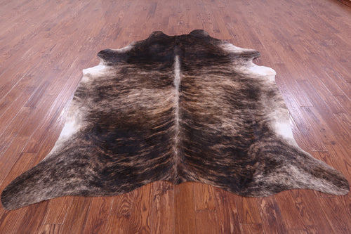 Light Brindle Natural Cowhide Rug - XX-Large 8' 8