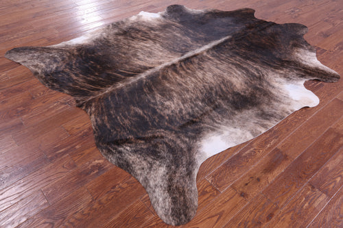Light Brindle Natural Cowhide Rug - XX-Large 8' 8