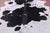 Black Salt & Pepper Natural Cowhide Rug - XX-Large 8' 2"H x 7' 1"W