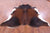 Brown Natural Cowhide Rug - XX-Large 8' 6"H x 7' 7"W