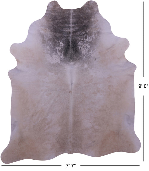 Beige Natural Cowhide Rug - XX-Large 9' 0