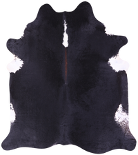 Thumbnail for Black & White Natural Cowhide Rug - XX-Large 8' 4