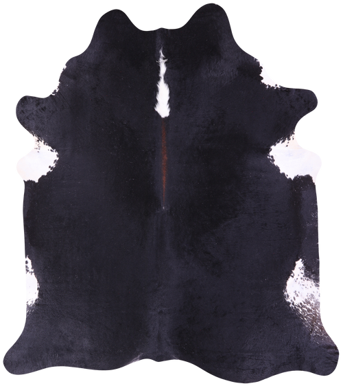 Black & White Natural Cowhide Rug - XX-Large 8' 4