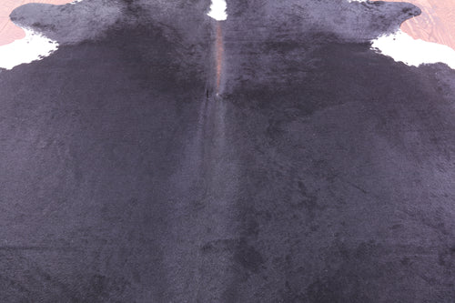 Black & White Natural Cowhide Rug - XX-Large 8' 4