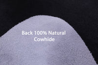 Thumbnail for Black & White Natural Cowhide Rug - XX-Large 8' 4