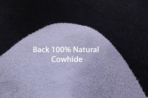 Black & White Natural Cowhide Rug - XX-Large 8' 4