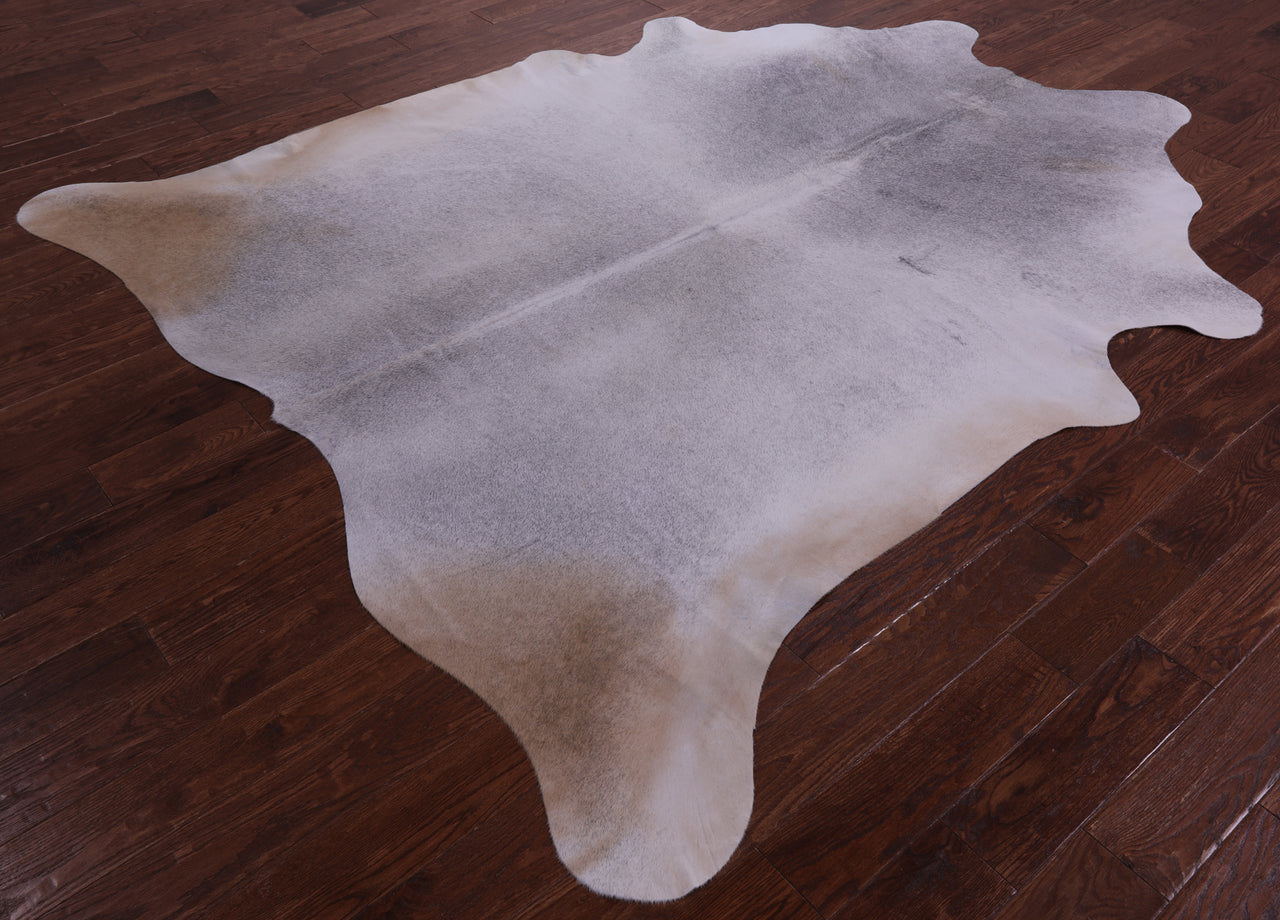 Grey Natural Cowhide Rug - XX-Large 8' 7"H x 7' 4"W