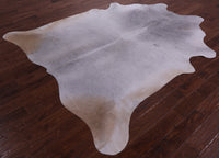 Thumbnail for Grey Natural Cowhide Rug - XX-Large 8' 7