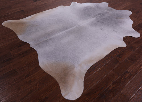 Grey Natural Cowhide Rug - XX-Large 8' 7
