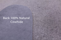 Thumbnail for Grey Natural Cowhide Rug - XX-Large 8' 7