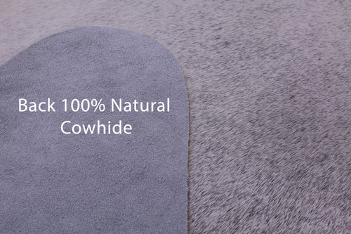 Grey Natural Cowhide Rug - XX-Large 8' 7