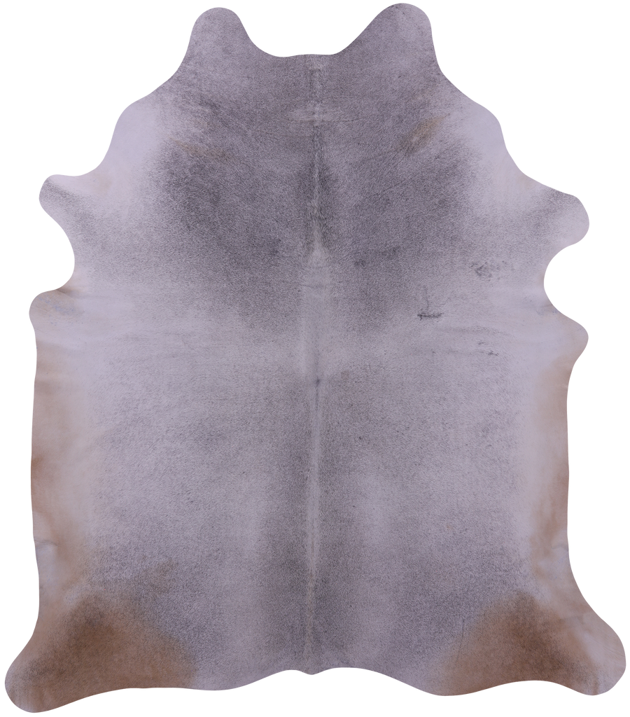 Grey Natural Cowhide Rug - XX-Large 8' 7"H x 7' 4"W