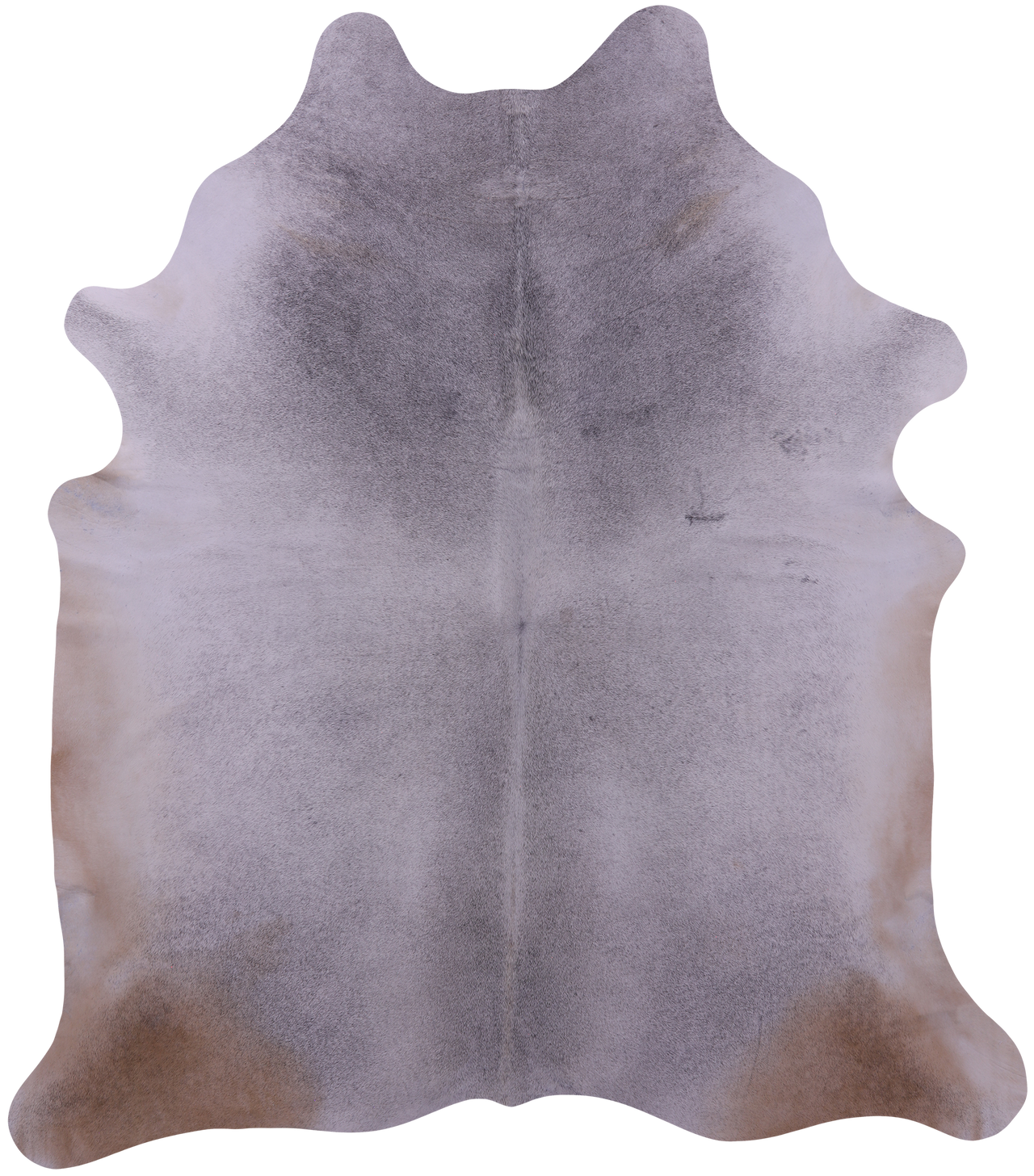 Grey Natural Cowhide Rug - XX-Large 8' 7"H x 7' 4"W