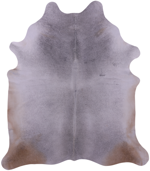 Grey Natural Cowhide Rug - XX-Large 8' 7