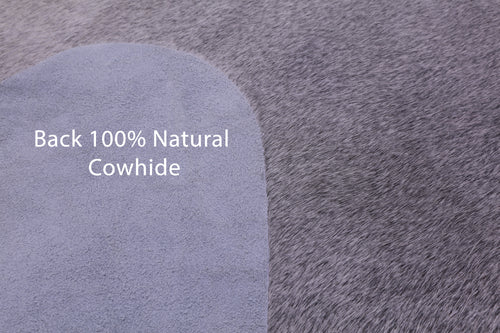 Grey Natural Cowhide Rug - XX-Large 8' 0