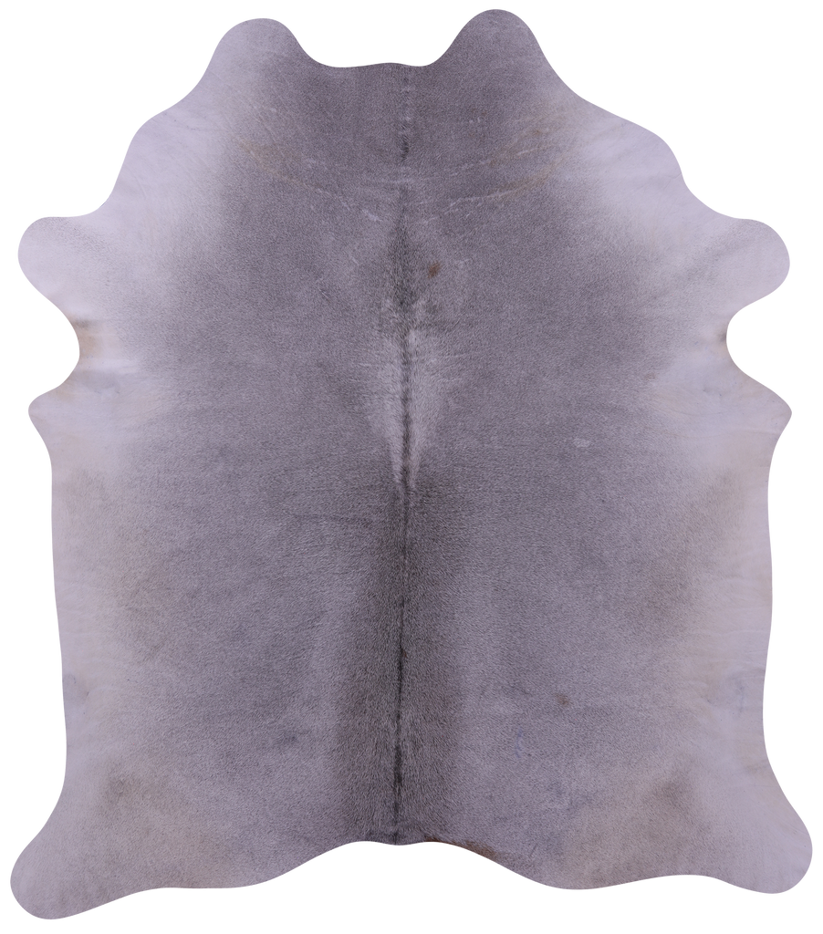 Grey Natural Cowhide Rug - XX-Large 8' 0"H x 7' 2"W