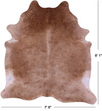 Thumbnail for Light Brown Natural Cowhide Rug - XX-Large 8' 1