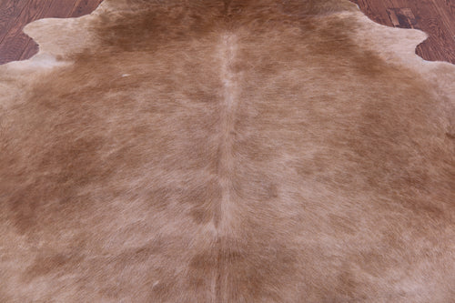Light Brown Natural Cowhide Rug - XX-Large 8' 1