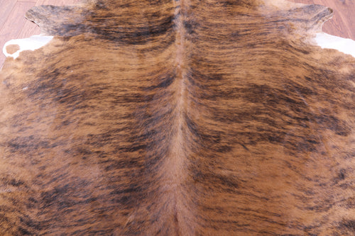 Light Brindle Natural Cowhide Rug - XX-Large 8' 3
