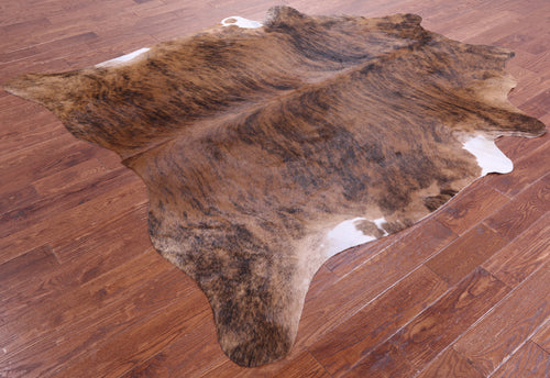 Light Brindle Natural Cowhide Rug - XX-Large 8' 3