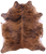 Light Brindle Natural Cowhide Rug - XX-Large 8' 3"H x 7' 2"W