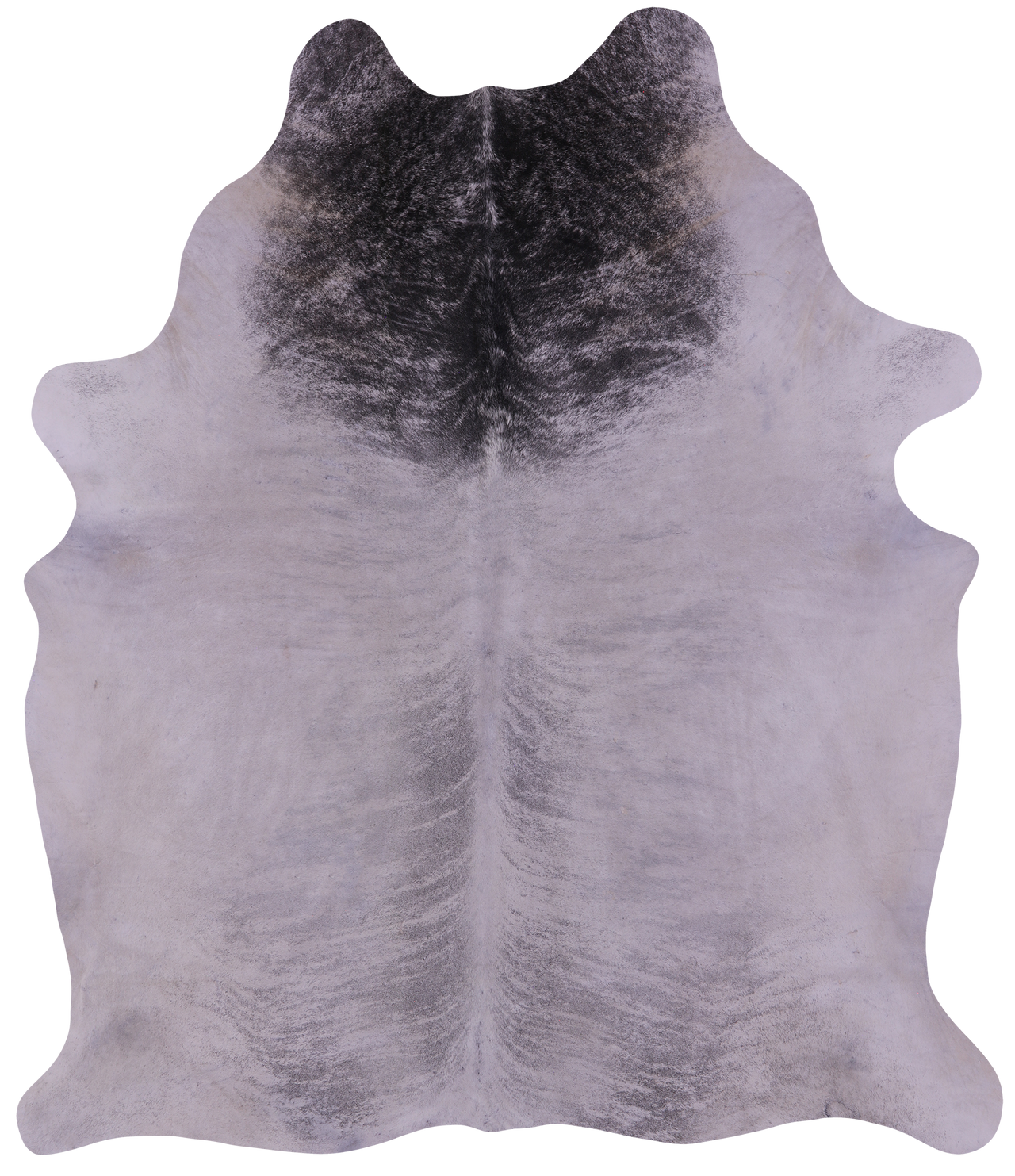 Grey Brindle Natural Cowhide Rug - XX-Large 8' 7"H x 7' 4"W