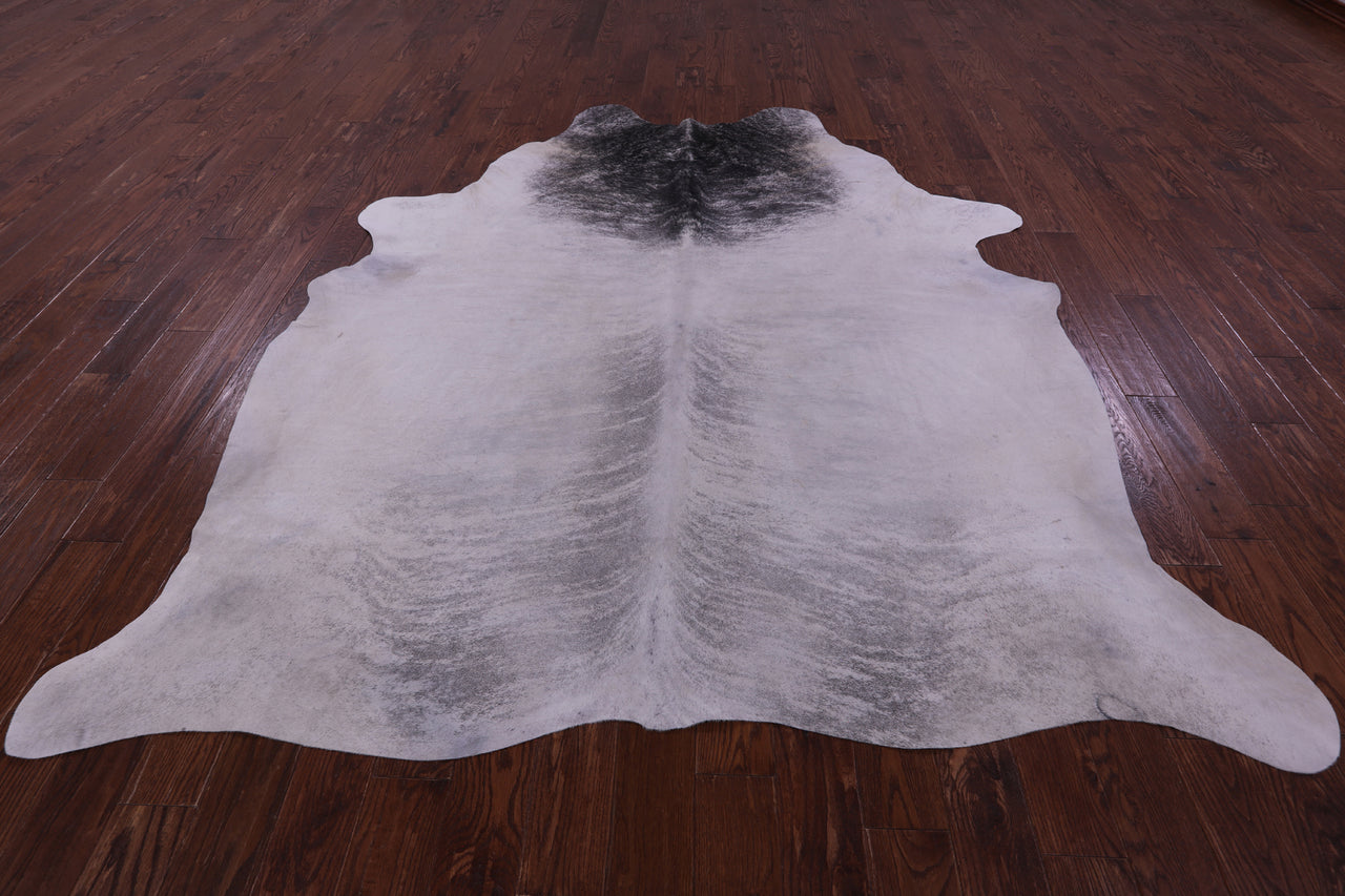 Grey Brindle Natural Cowhide Rug - XX-Large 8' 7"H x 7' 4"W