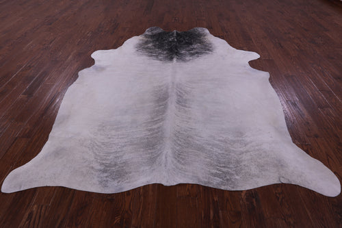 Grey Brindle Natural Cowhide Rug - XX-Large 8' 7