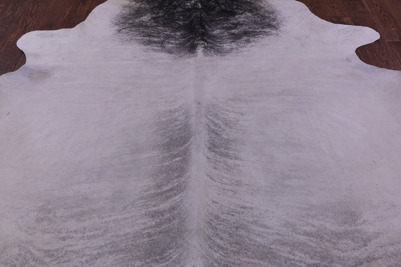 Grey Brindle Natural Cowhide Rug - XX-Large 8' 7"H x 7' 4"W